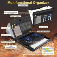 Hot Selling Foldable File Bag Accordion File Bag Large Capacity Cross-Border