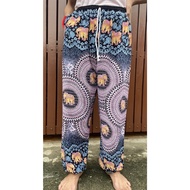 Aladdin Yoga Harem Women's Thai Pants Elephant