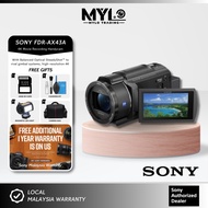 (READY STOCK) - Sony FDR-AX43A AX43 A & AX43 4K UHD Handycam Camcorder Value Package