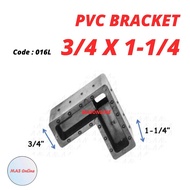 aluminum PVC Bracket 3/4" X 1-1/4" Inner Corner Hollow Bracket Code 016L