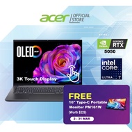 [FREE Portable Monitor] [RTX5050 & Intel Core Ultra 7] Acer Swift X | SFX14-73G-74Q5 14.5" 3K OLED T