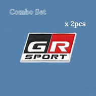Toyota GR Sport Emblem GR Sport Logo Sticker 3D Metal Emblem Toyota Vios 2023 Accessories GR Sport C