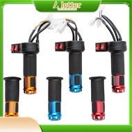 1pair Ebike Throttle Grip With 3 Speed Button,12V-96V Electric Bike Throttle Grip