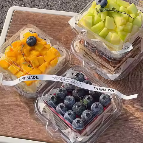 Bakery Paaging Box Tirsu Cake Box Mousse Dert Baking Spani Tart Pastry Portioning Paing Box Kitchen 