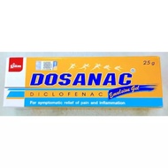 (READY STOCK) DOSANAC GEL 25G QUICK RELIEVE MUSCLE PAIN JOINTS INJURIES 缓解肌肉关节受伤疼痛 AUTHENTIC