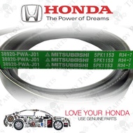 Original Honda Fan Belt 38920-PWA-J01 for Honda City SEL V-Tec VTec 2004-2008 - 5PK1153 ( 5PK1150 / 