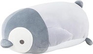 Ribuhahato 34207-82 Cool Bolster Large Size Marshmallow Aquamie Penguin (Total Length: Approx. 14.6 