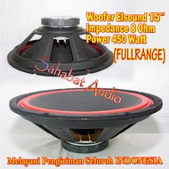 Woofer 15" Elsound FULLRANGE / Speaker Bass 15 in / Woofer Speaker 15 Inch / Woofer Speaker Home Theater