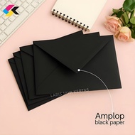 BLACK A5 ENVELOPE BLACK PAPER ENVELOPE / A6 ENVELOPE / 11x8 ENVELOPE / 8x6 ENVELOPE / CONDANGAN ENVE