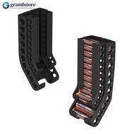 GRANDSTORE Battery Storage Organizer Wall Mount AA & AAA Combo Battery Dispenser Container Battery K