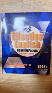 Effective English Reading Paper Book 1