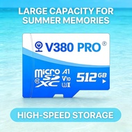 V380 PRO CCTV Camera Memory SD Card TF Micro 16 32 64 128 GB 256 512 1TB Dashcam Mini