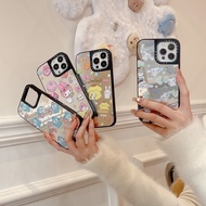 【Melody sticker series】Apple mirror phone case, shock-resistant and fall-resistant good-looking good to use iPhone 15/iPhone15pro/max/iPhone15plus/14plus/iPhone14/13/12/pro/max