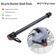 MTB Road Bike Thru Axle 12x142 Quick Release With Nut Barrel Rod Shaft Skewer Bicycle Thru Axle