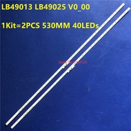 Sony 49X8000E (40Led) - Set of 2 40 Led bars 53cm for Sony TV 49X7000 49X7500 YM7S490HNG0; LB49013 V