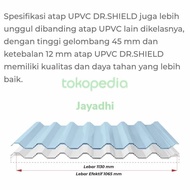 EL Atap uPVC Dr. SHIELD Semi Transparan