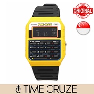 [Time Cruze] Casio CA-53 PAC-MAN Special Edition Calculator Data Bank Unisex Watch CA-53WPC-1BDR CA-