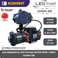 LEO HORIZONTAL MULTISTAGE WATER PUMP (11/4"X1"X0.55KW/0.75HP) (8-107L/M 27-13M/H) ECHM4-30E