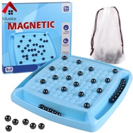 Magnetic Chess Game Magnetic Effect Chess Set Educational Magnetic Chess Game Portable Magnetic Chess Board Game for Family Gathering  SHOPCYC8940