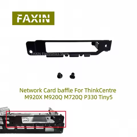 Network Card baffle For Lenovo ThinkCentre M920X M920Q M720Q P330 Tiny5 I350-T4 PCI Caddy Bracket