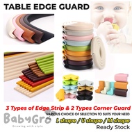 Babygro Table Edge and Corner Guards Bumper Protector - Edge strips/L-Shape/U-Shape/M-Shape Edge Pro