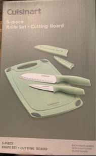 Cuisinart 5-piece knife set + cutting board