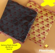 Kantong Plastik Kresek Sampah 80x100 cm isi 10 lbr - Kantong Sampah Besar Polybag