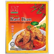 Expiry Oct 2024 - Halal 100g A1 Instant Fish Curry Paste Sauce Perencah Kari Ikan 咖喱鱼即煮料a