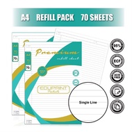 ( 88-24-411 ) EDU Paper Examination Sheet Exam Paper A4 Size 70GSM Single Line Note Book