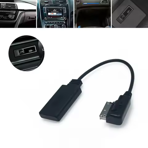 Car Bluetooth Music Interface AUX Audio Cable Adapter For Audi A5 Q5 VW AMI MMI MDI Music Bluetooth 