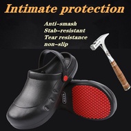 Anti-smashing safety shoes chef shoes non-slip shoes work shoes hotel shoes- S083