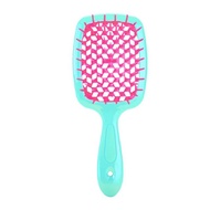【Hot item】 Janeke Wide Teeth Air Cushion Combs Women Scalp Massage Combs Hollowing Mesh Detangling H
