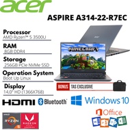 ACER ASPIRE 3 SLIM A314-22-R7EC 14"HD AMD RYZEN 5 SSD 256GB 8GB VEGA 8