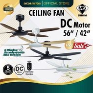 🔥HOT 2026🔥56“ 42“ 46” FANZO Ceiling FAN TURBO HUNTER FZ56 FZ42 DCMotor Remote Control 5Blades LED Ki