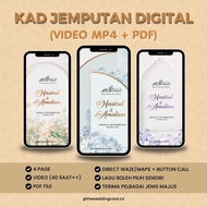 Kad Kahwin | Digital E-Card Wedding Invitation Video Jemputan Kahwin Tunang Aqiqah Hari Lahir Nikah 