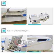 Daily Discover🌟 Remote Controller8 Function Double Crank_Turn Electric Hospital Nursing Bed Mattress Tilam Katil