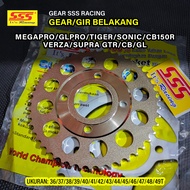 GIR GEAR BELAKANG 428 SSS MEGAPRO SONIC SUPRA GTR CB150R CBR150 VERZA TIGER GL PRO CB GL UKURAN 428