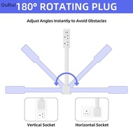 [RUI] US/EU/UK Electrical Wall Plug Rotates Electrical Outlet Extender Adjustable Length Power Outle