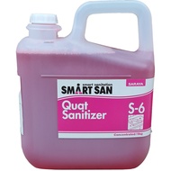 SARAYA SMART SAN QUAT SANITIZER S-6 - 5lt - multi surface quat sanitizer / surface sanitizer / surfa