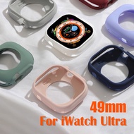 【Ultra Soft Case】 49mm for APPLE WATCH Ultra Protective Case iWatch Candy Color Protective Frame Fall-proof Protective Shell