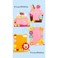 LearnWithFan • DIY Photo Frame Flannel Photo Frame