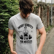 The Office Office Dwight Schrute Gym Printed Short-Sleeved t-Shirt Men Women American Drama Merchand