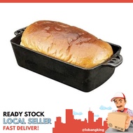[sgstock] Camp Chef CIBP9 Home Seasoned Cast Iron Bread Pan, Black, 9 x 5