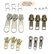 MoveClap 22pcs Repair Metal Alloy Zip Slider Replacement