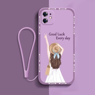 for Casing oppo f1s f3 f5 f7 f9 f9pro f11 f11pro f15 f17 f19 f19s pro pro+ phone case cellphone soft shell shockproof new design aesthetic with strap lanyard women 4g 5g skirt