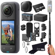 Insta360 X4 Pro Bundle-8K Waterproof 360 Action Camera with 8K 360 HDR Video, |Bundle includes Selfi