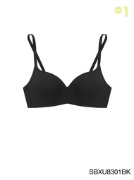 ( แพ็ค 6 ชิ้น ) SABINA BRALESS เสื้อชั้นในไม่มีโครง รุ่น Pretty Perfect รหัส SBXU8301 สีดำ