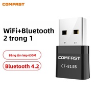 COMFAST | USB Thu Wifi và Bluetooth CF-813B AC650 Băng Tần Kép Siêu Nhỏ Gọn (Nano) Cho PC Laptop