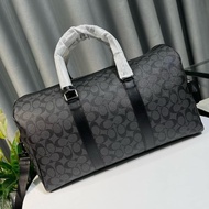 C0ach Venturer genuine leather travel bag