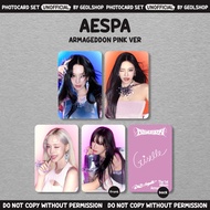 PHOTOCARD UNOFFICIAL | AESPA AESPA AESPA AESPA AESPA AESPA AESPA | Unofficial Rounded Corner Card - 